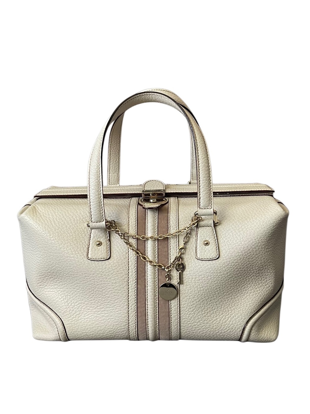 Gucci Leather Treasure Large Boston Doctors Bag